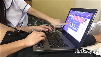 Naglaro Ng Online Game Ang Magkaklase, Nag-init Ang Laro At Natapos Sa Masarap Na Kantutan